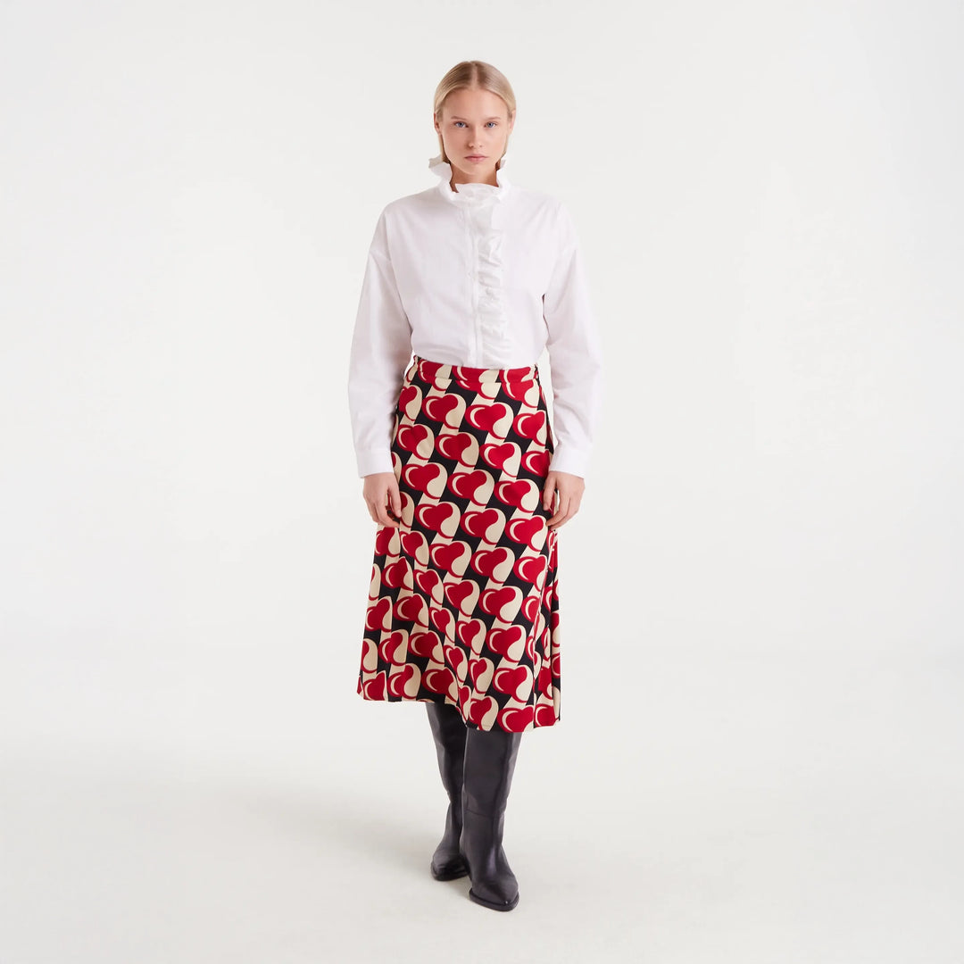 CAMISA - Compañía Fantástica, Volantes blanca