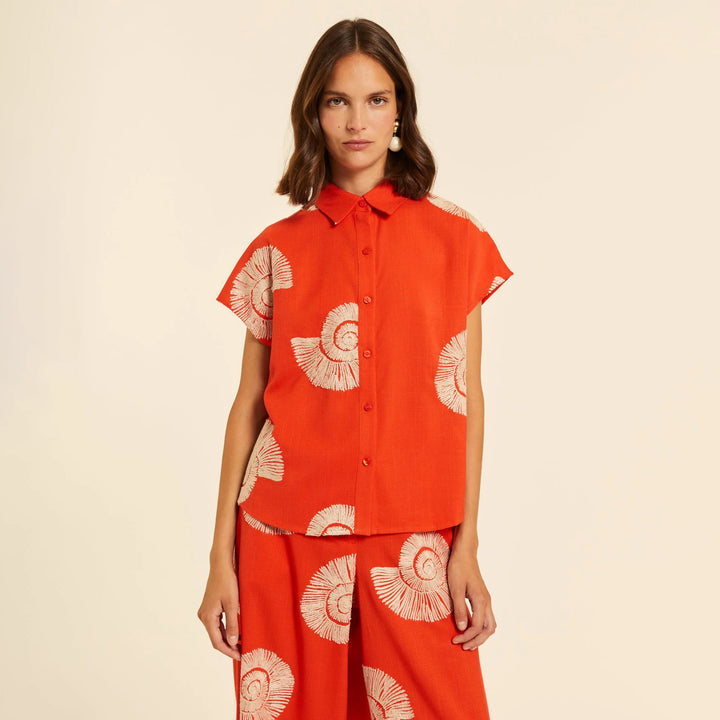 CAMISA - Pepaloves, Bordado caracolas