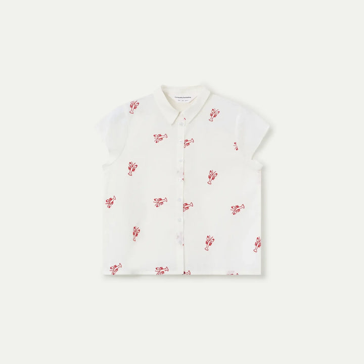 CAMISA - Compañía Fantástica, Bordado de Langosta roja