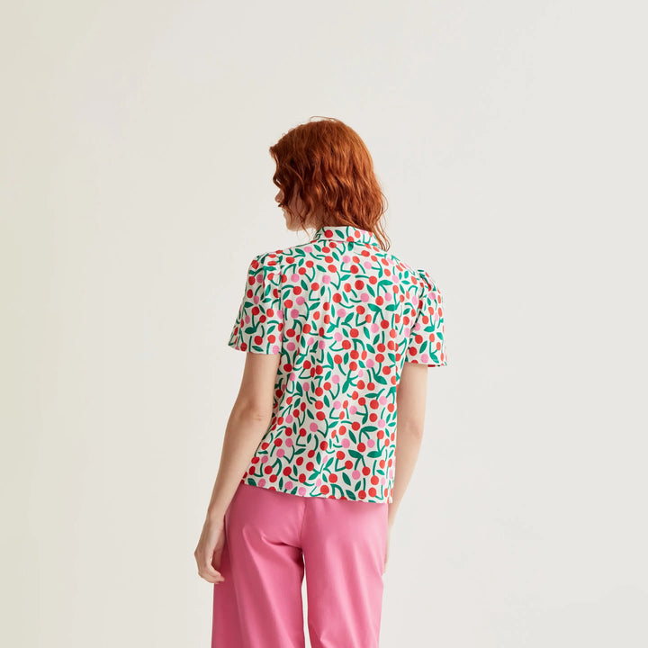 CAMISA - Compañía Fantástica, Estampado Guinda