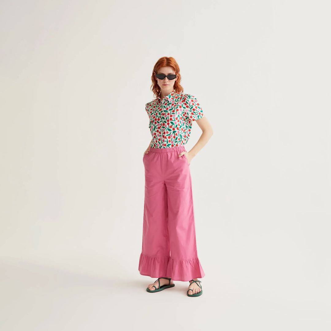 CAMISA - Compañía Fantástica, Estampado Guinda