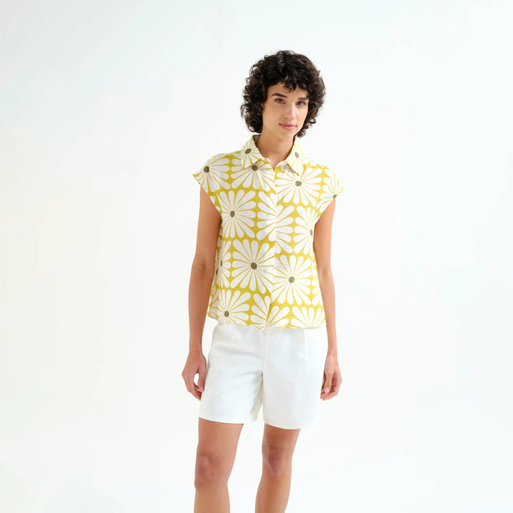 CAMISA - Compañía Fantástica, Estampado Olive Flower