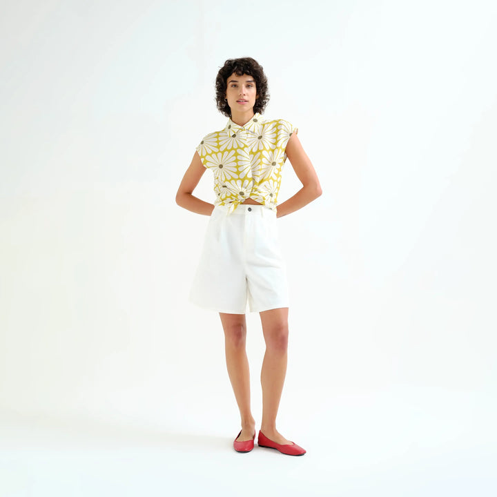 CAMISA - Compañía Fantástica, Estampado Olive Flower