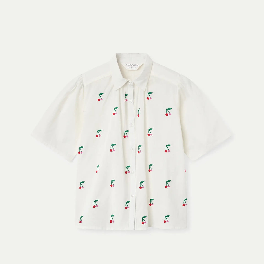 CAMISA - Compañía Fantástica, Estampado White Cherries