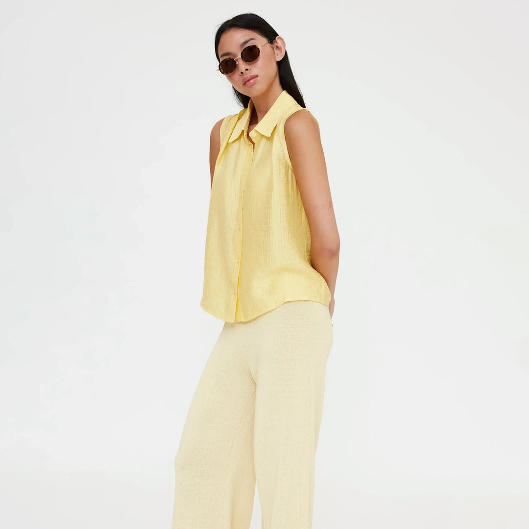 CAMISA - Wild Pony, Textura amarilla