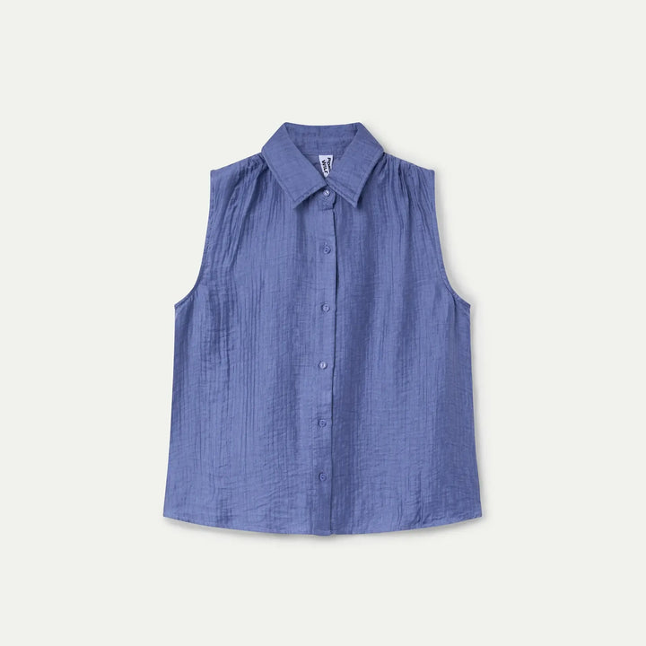 CAMISA - Wild Pony, Textura azul