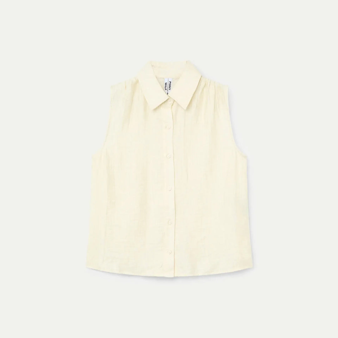 CAMISA - Wild Pony, Textura blanco roto