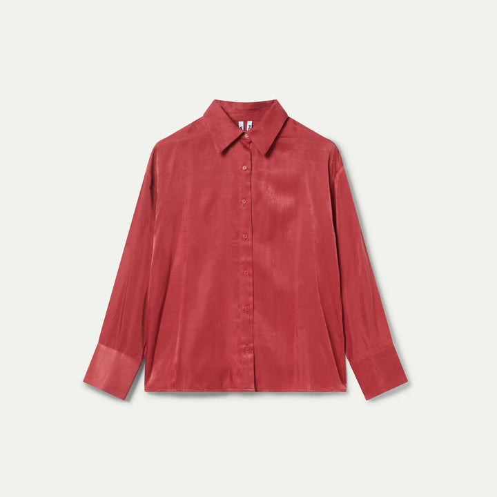 CAMISA - Wild Pony, Crepe ligero roja