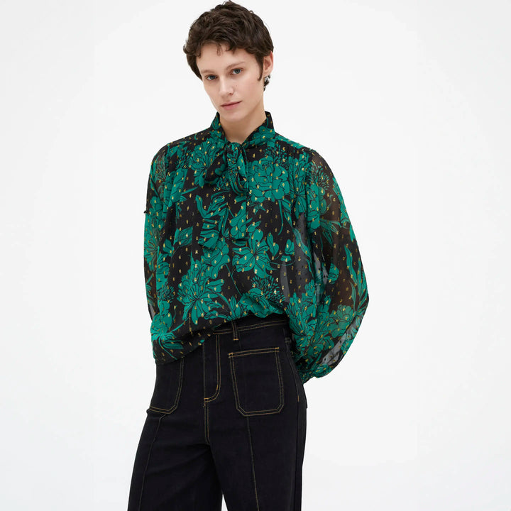 CAMISA - Wild Pony,  Fluida con estampado Wild Flower