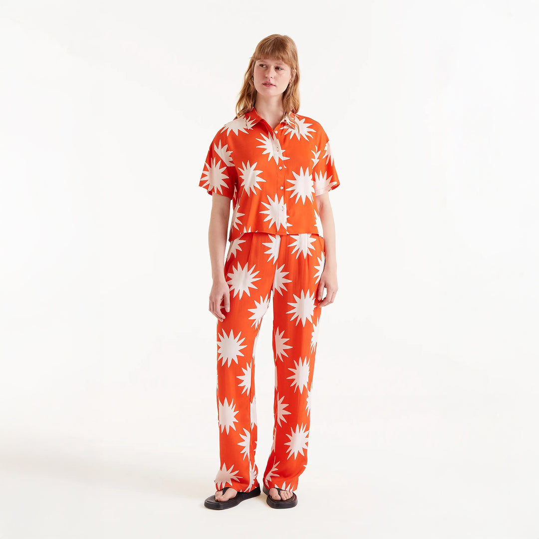 CAMISA - Compañía Fantástica, Manga corta estampado Big Sun