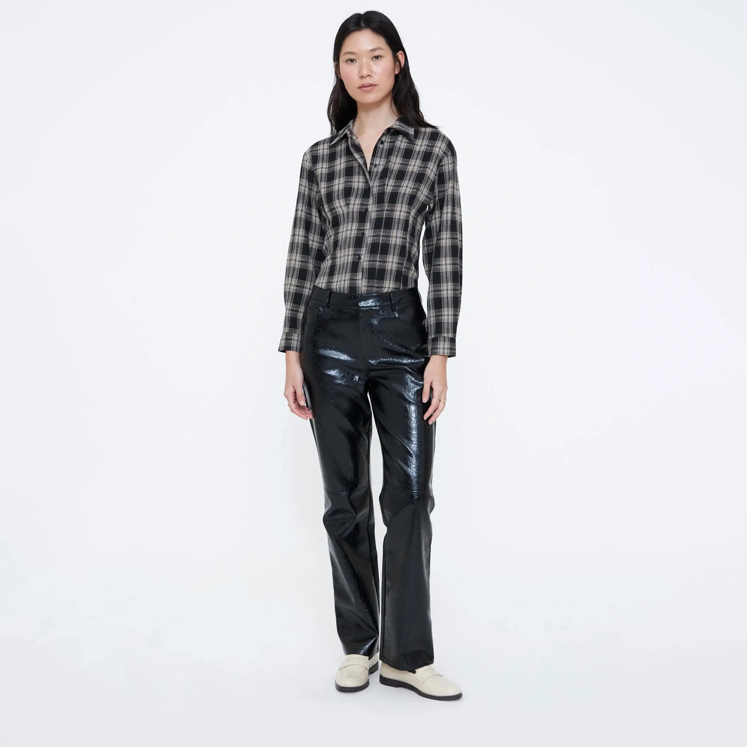 CAMISA - Wild Pony, Estampado de cuadros negro