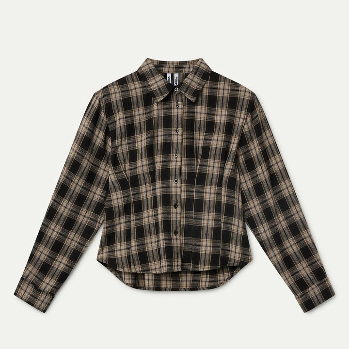 CAMISA - Wild Pony, Estampado de cuadros negro