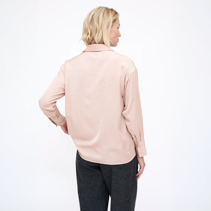 CAMISA - Wild Pony,  Rosa crepé satinado