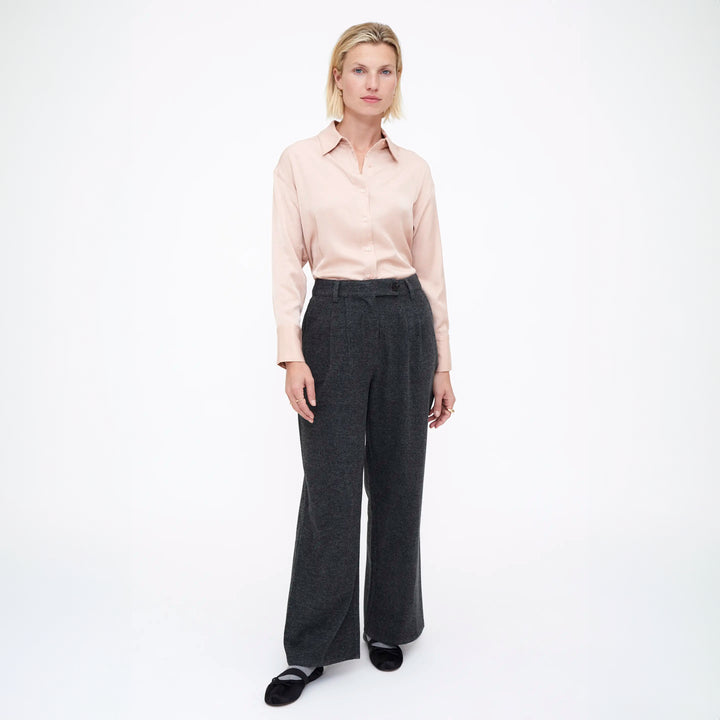 CAMISA - Wild Pony,  Rosa crepé satinado