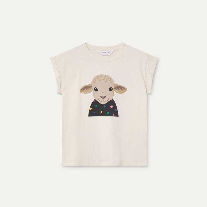 CAMISETA- Compañía Fantástica, Algodón con estampado de Oveja