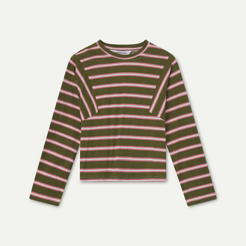 CAMISETA- Compañía Fantástica, Algodón con estampado de rayas Aberdeen