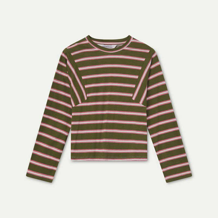 CAMISETA- Compañía Fantástica, Algodón con estampado de rayas Aberdeen