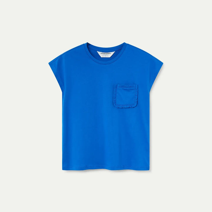 CAMISETA- Compañía Fantástica, 100% algodón azul