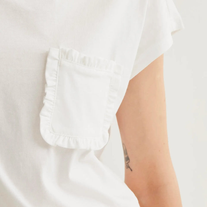 CAMISETA- Compañía Fantástica, 100% algodón blanco