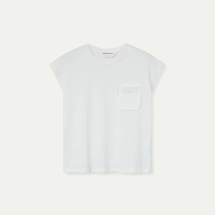 CAMISETA- Compañía Fantástica, 100% algodón blanco