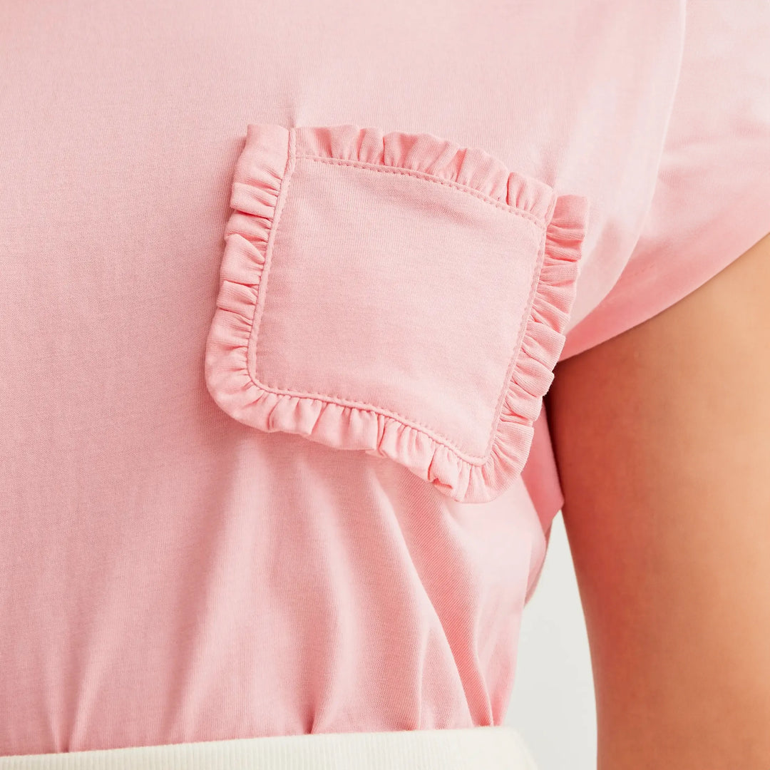 CAMISETA- Compañía Fantástica, 100% algodón rosa