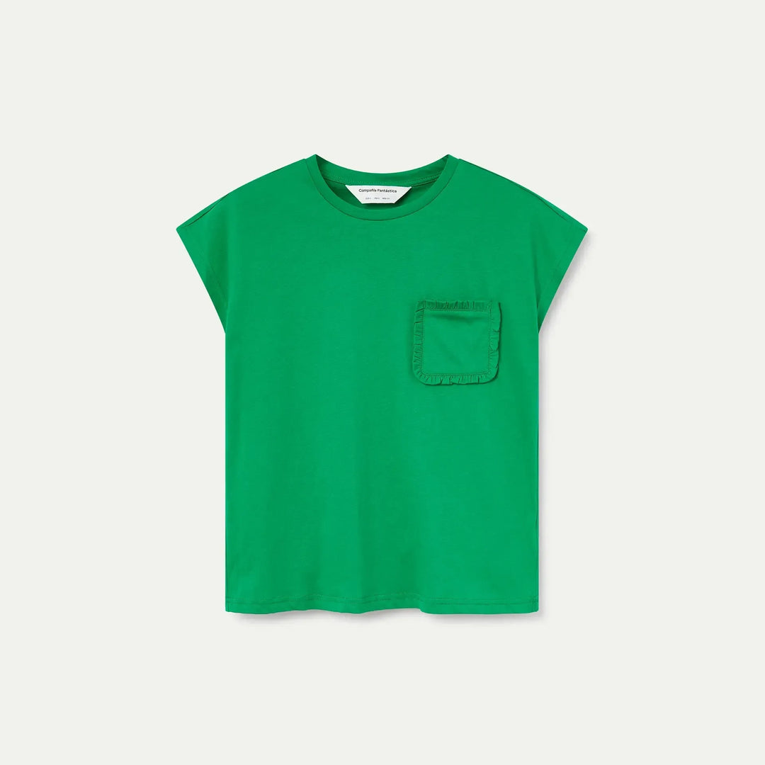 CAMISETA- Compañía Fantástica, 100% algodón verde
