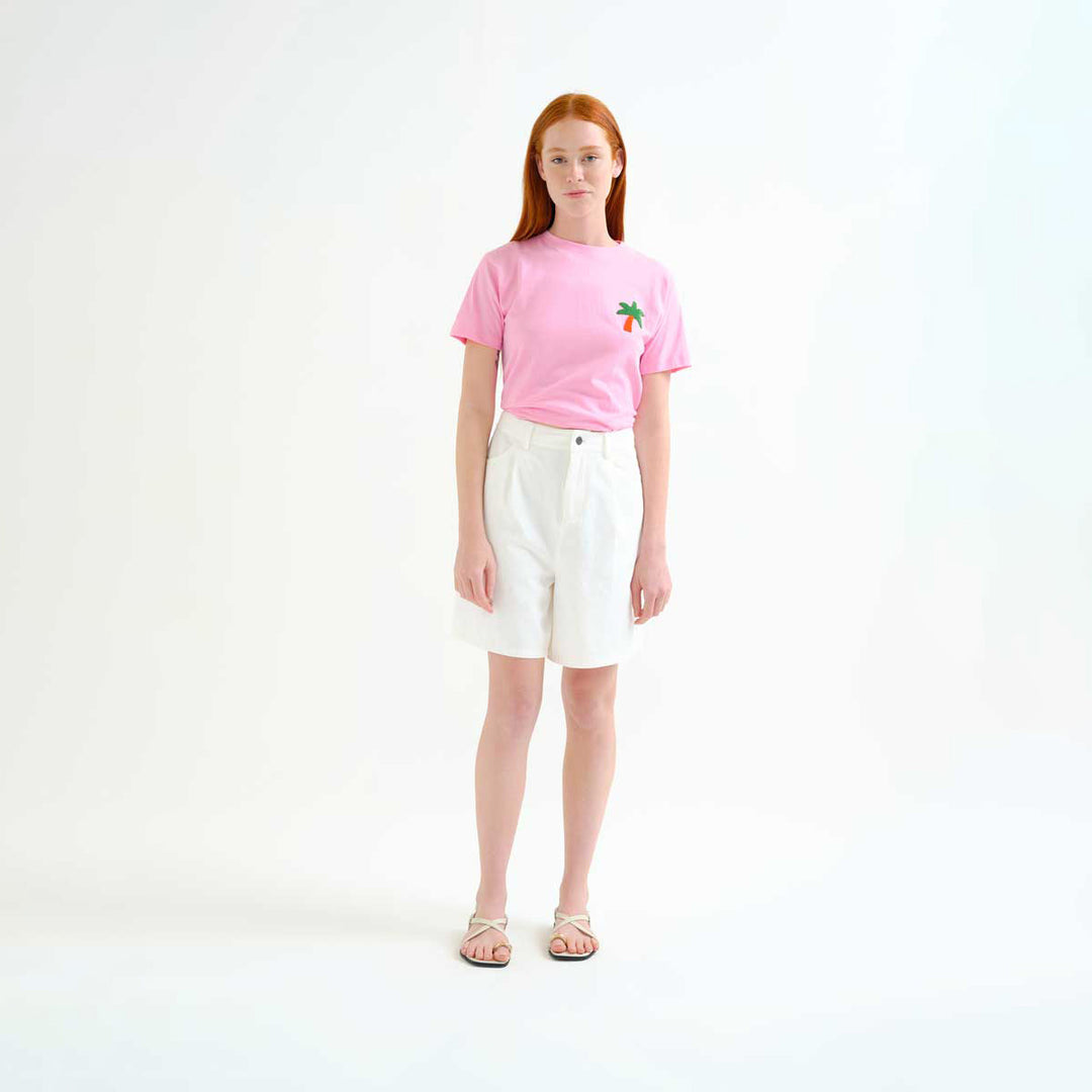 CAMISETA- Compañía Fantástica, Bordado de palmera