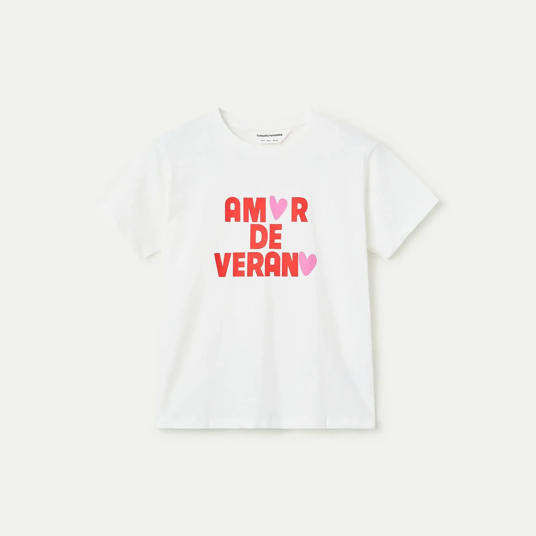 CAMISETA- Compañía Fantástica, Estampado "Amor de Verano"