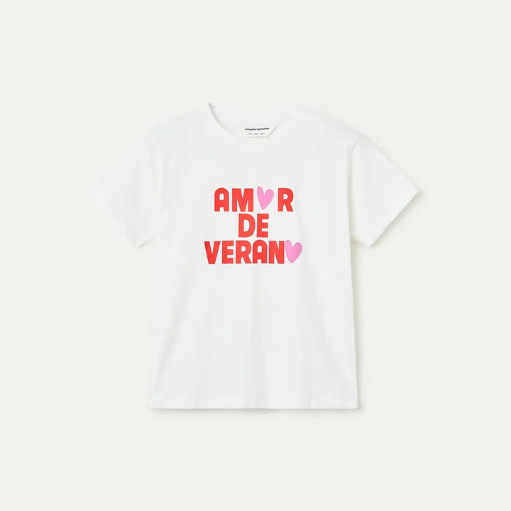 CAMISETA- Compañía Fantástica, Estampado "Amor de Verano"