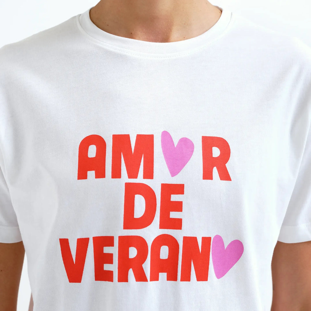 CAMISETA- Compañía Fantástica, Estampado "Amor de Verano"