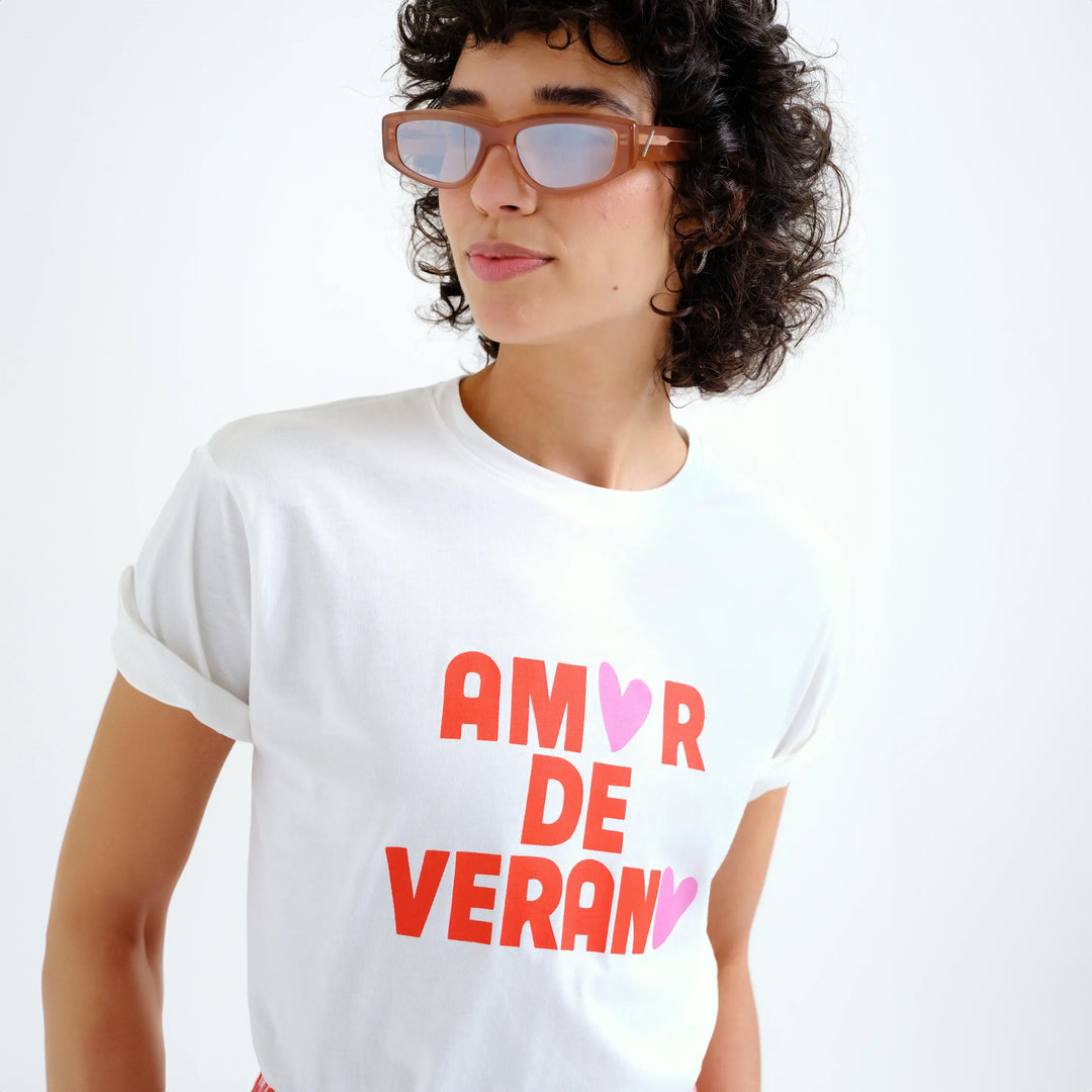 CAMISETA- Compañía Fantástica, Estampado "Amor de Verano"
