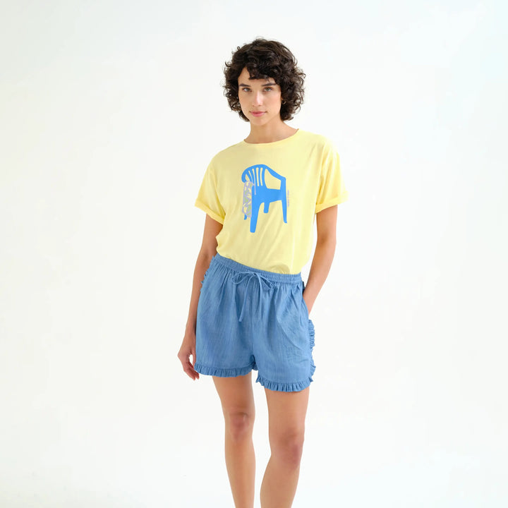 CAMISETA- Compañía Fantástica, Estampado Silla "Summer in Spain"