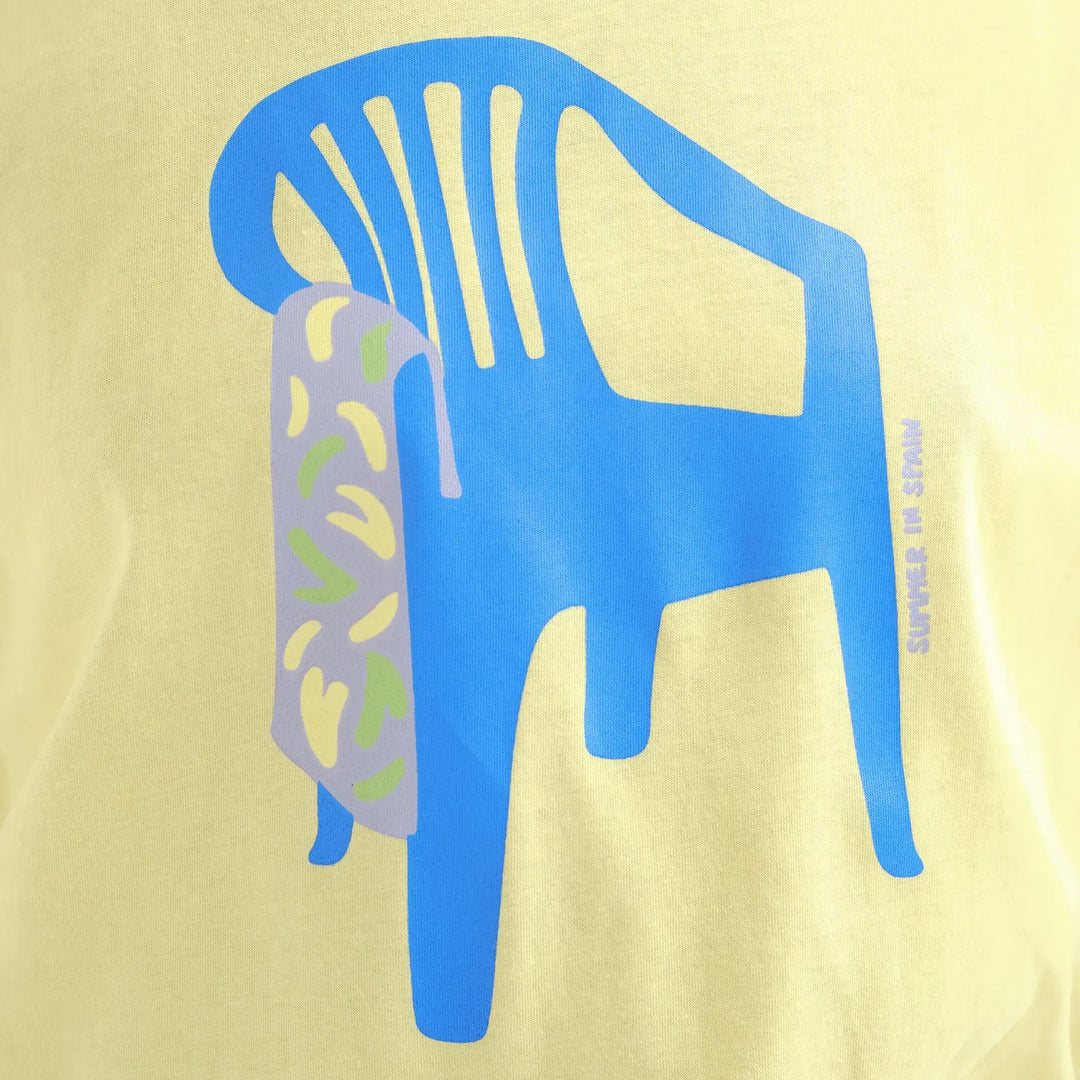 CAMISETA- Compañía Fantástica, Estampado Silla "Summer in Spain"
