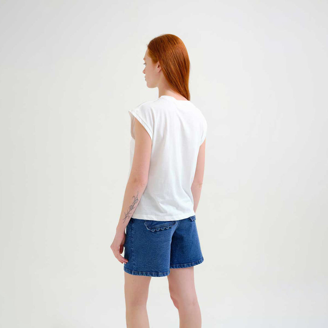 CAMISETA- Compañía Fantástica, Estampado de Guacamayas "Compañía Fantástica"