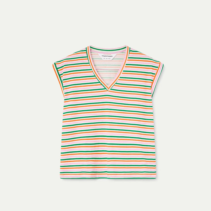 CAMISETA- Compañía Fantástica, Estampado de raya especial multicolor