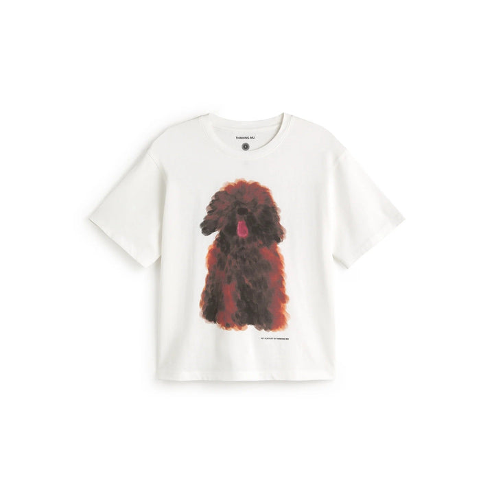 CAMISETA - Thinking Mu, Pet portrait Lucia