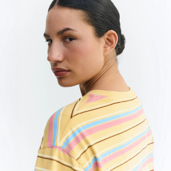 CAMISETA - Thinking Mu, Rayas multicolor Lucia