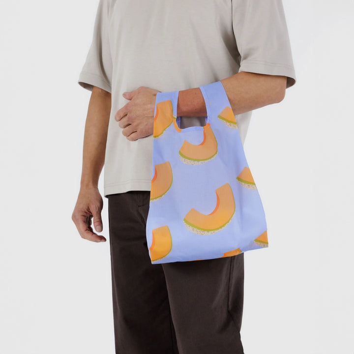 TOTE BAG - Baggu, Baby Cantaloupe Blue