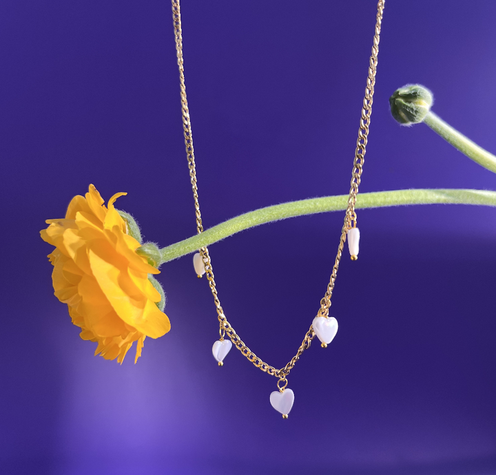 COLLANA - Terami, Ghirlanda cuori oro