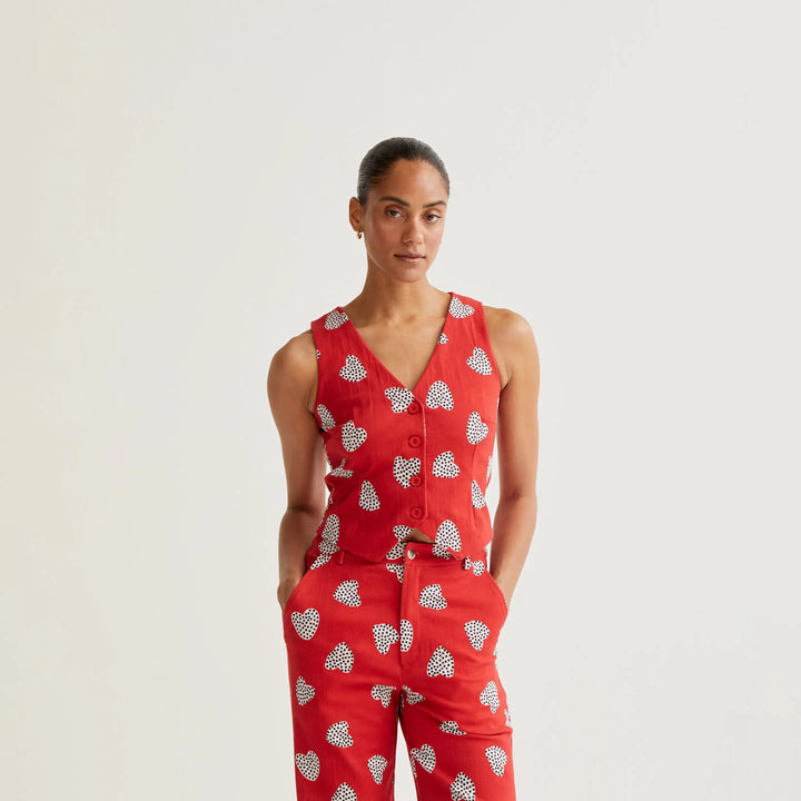 CHALECO - Compañía Fantástica, Estampado Harmony Red