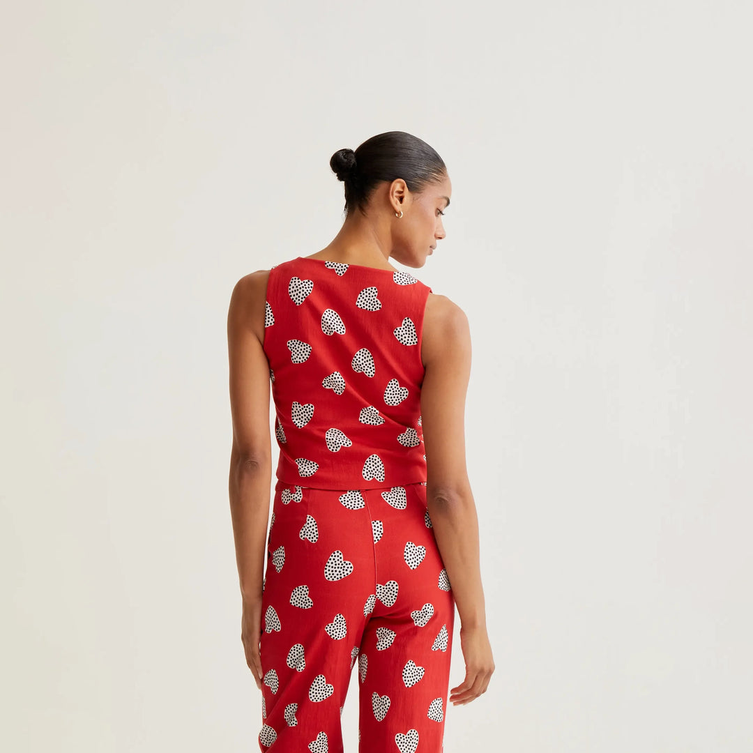 CHALECO - Compañía Fantástica, Estampado Harmony Red