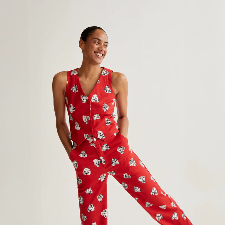 CHALECO - Compañía Fantástica, Estampado Harmony Red