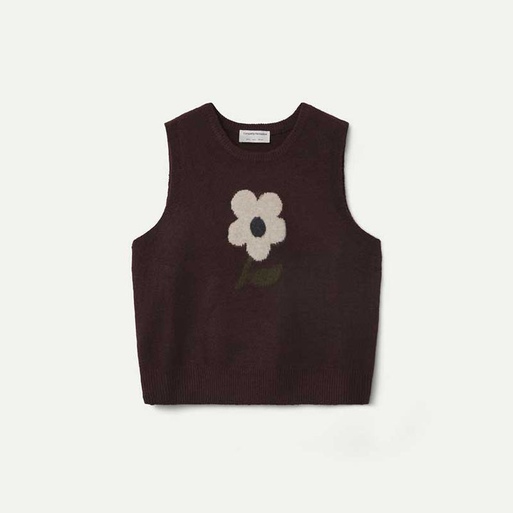 CHALECO - Compañía Fantástica, Punto con estampado Big Flower