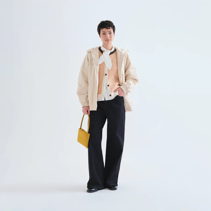 CHALECO - Compañía Fantástica, Punto con estampado de rayas naranja y blanco