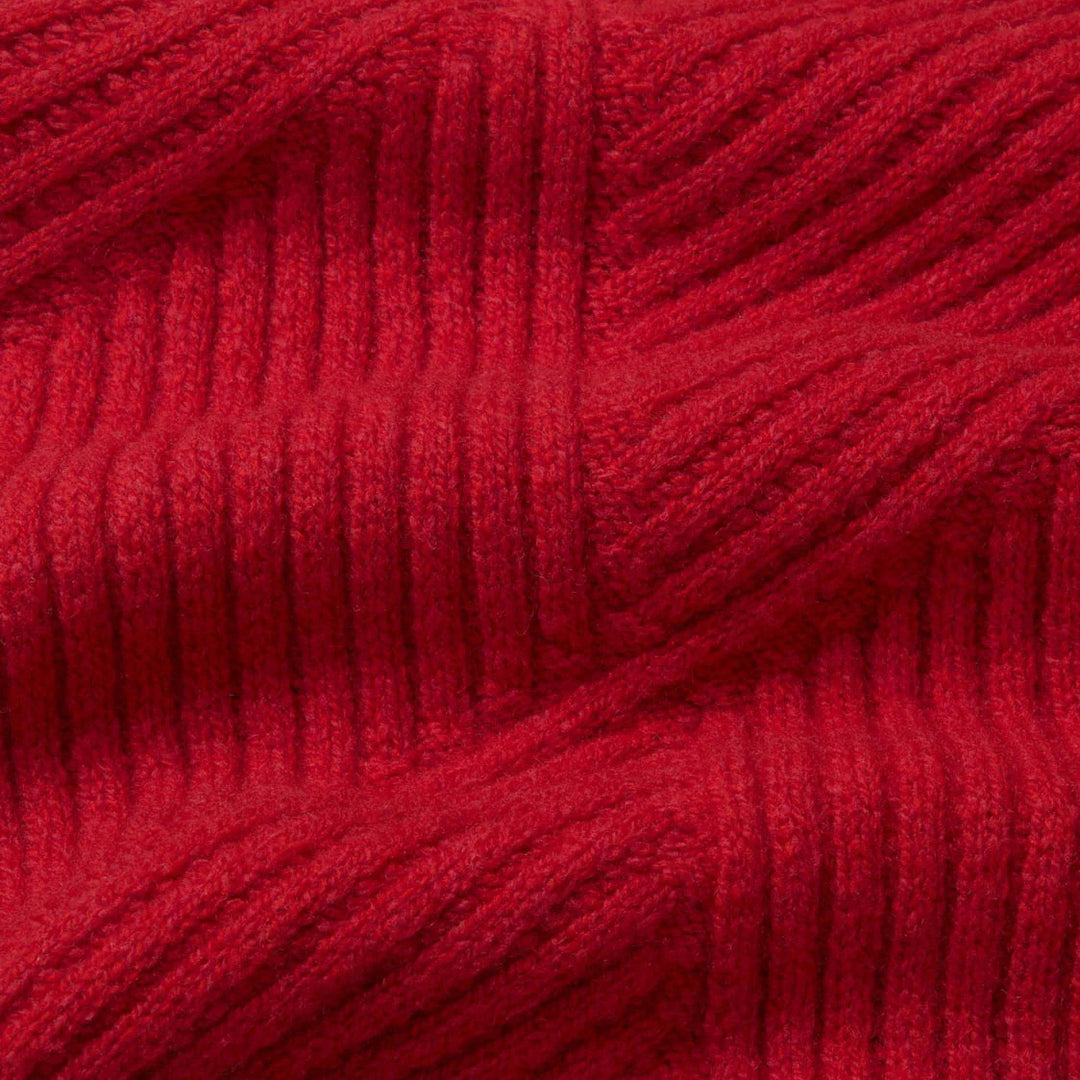 CHALECO - Thinking Mu, Punto lana rojo Kaia