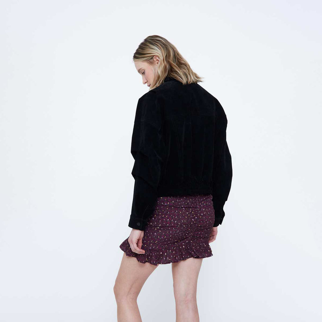 CHAQUETA - Wild Pony, Ante negra con bolsillos
