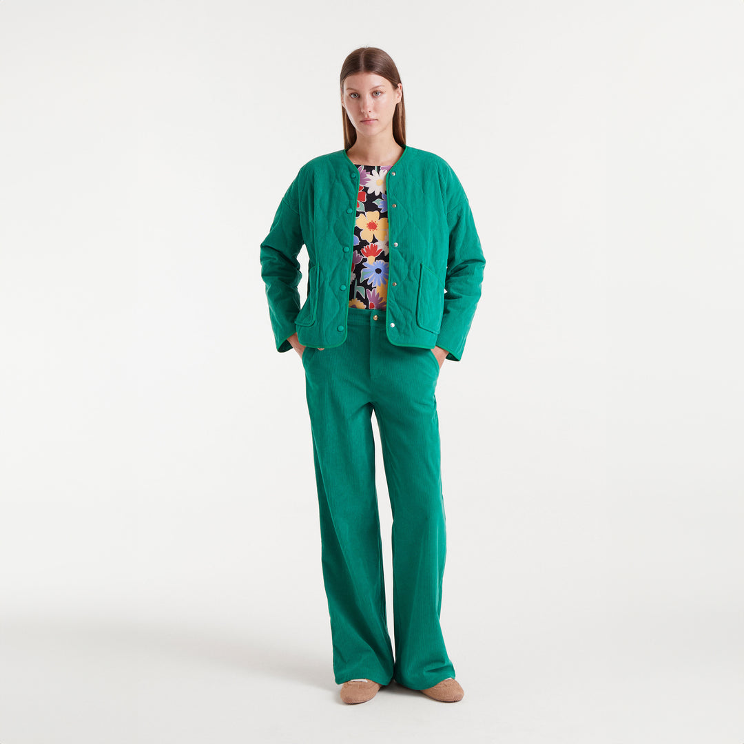 CHAQUETA - Compañía Fantástica, Pana verde