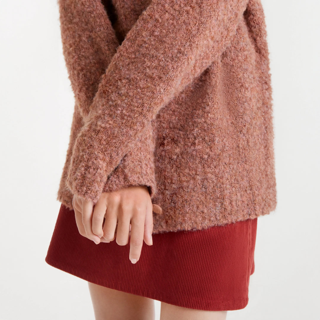 CHAQUETA - Compañía Fantástica, Larga con textura camel