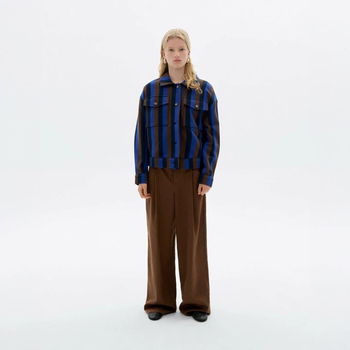 CHAQUETA - Thinking Mu, Frans rayas azul totenham