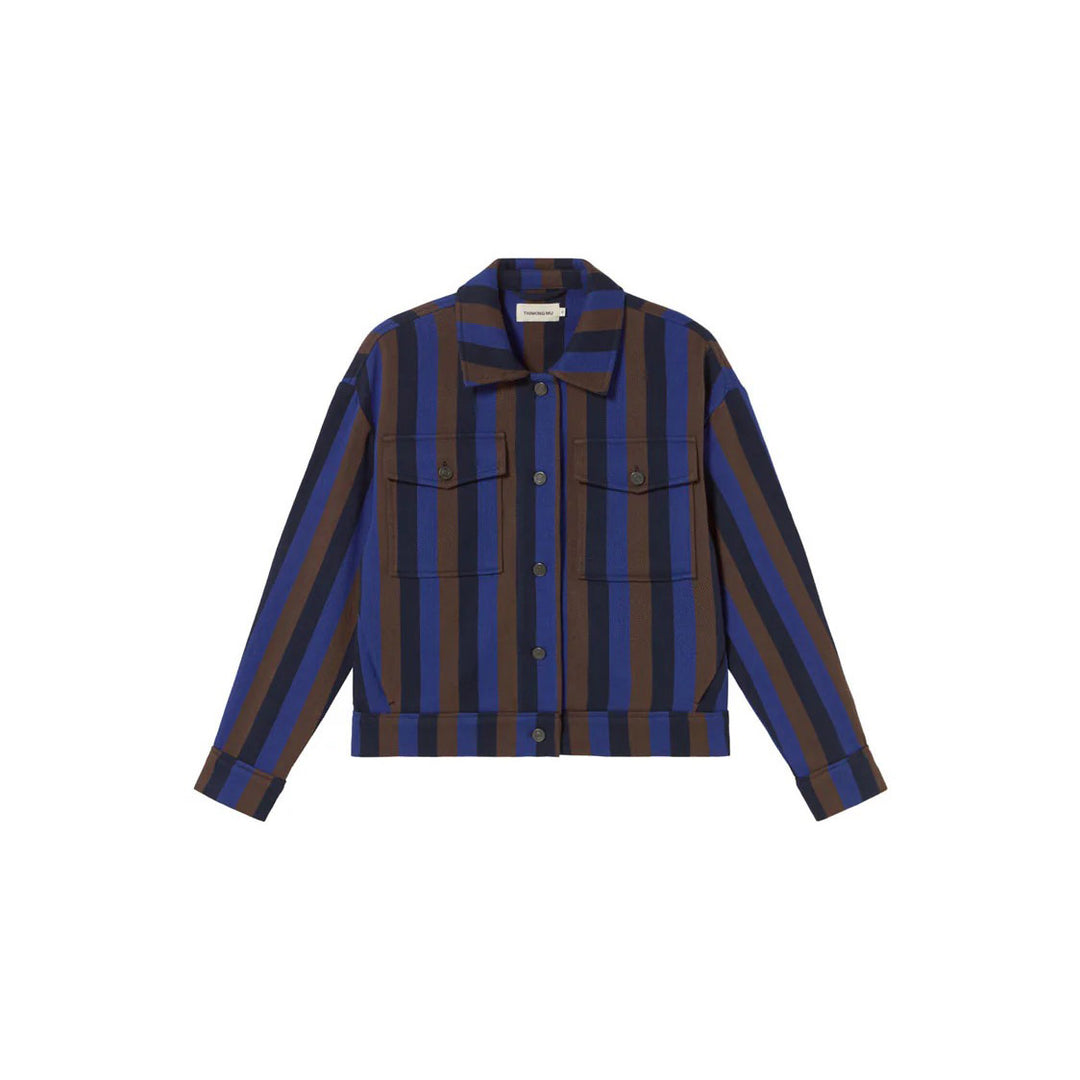 CHAQUETA - Thinking Mu, Frans rayas azul totenham